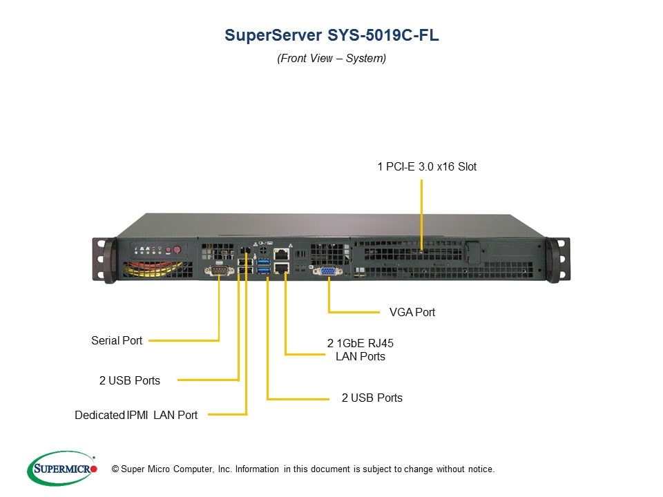 X11SCL-IF, CSE-505-203B, HF,RoHS/REACH