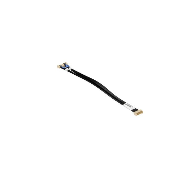 MCIO(x8 to 2 x4) STR,35CM,30AWG,RoHS