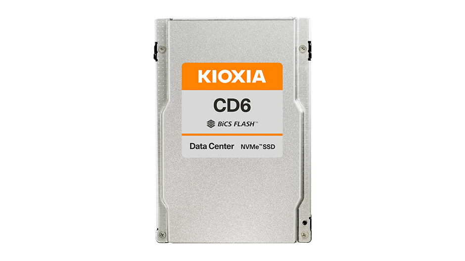 Kioxia CD6-R 15.36TB NVMe PCIe4x4 2.5" 15mm SIE 1DWPD 5YR