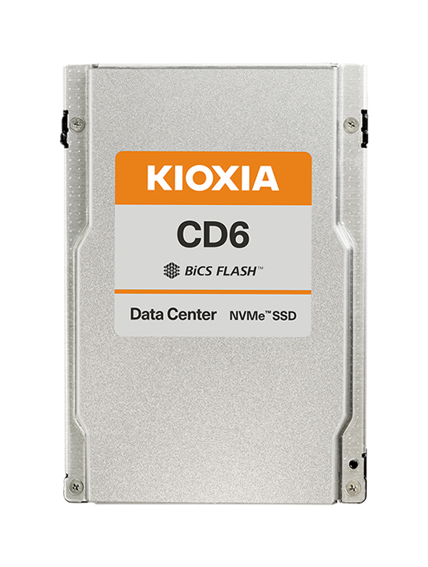 Kioxia CD6-R 7.68TB NVMe PCIe4x4 2.5" 15mm SIE 1DWPD 5YR