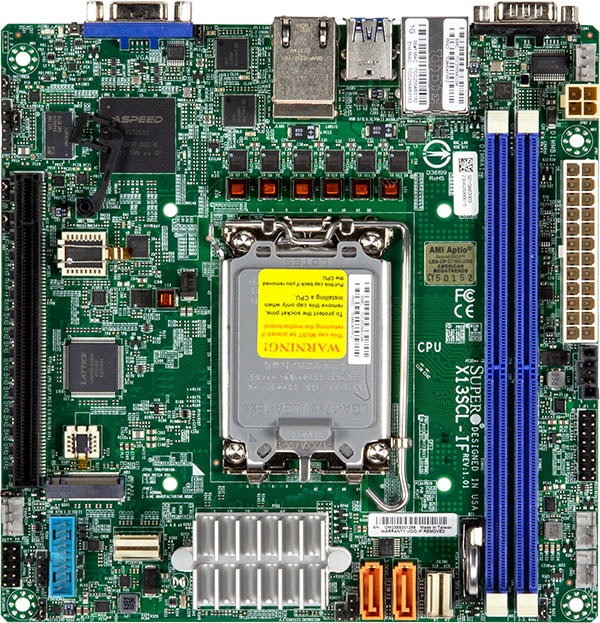 X13 Server Mini-ITX,Catlow,UP,RPL-E Xeon E,LGA1700, C26