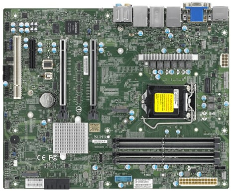 X12SCA-F, Intel W480 Chipset, support Intel Comet lake-S