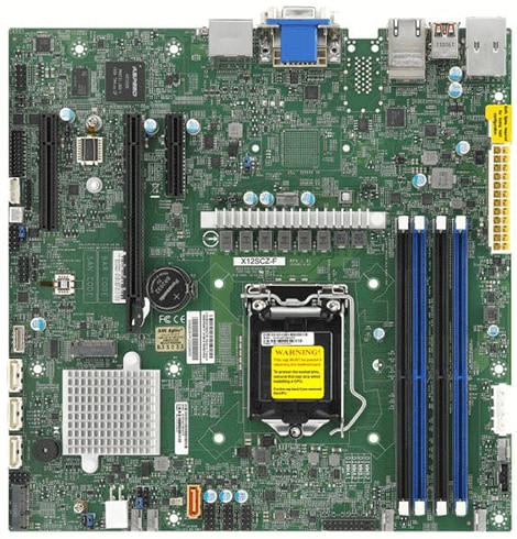 X12SCZ-QF,Micro ATX,Comet Lake PCH Q470,LGA1200,1 PCIE x