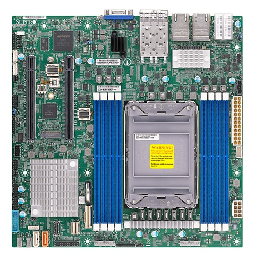 X12SPZ-SPLN6F,uATX,LGA-4189 SKT-P+IntelC621A,8xDDR43200M