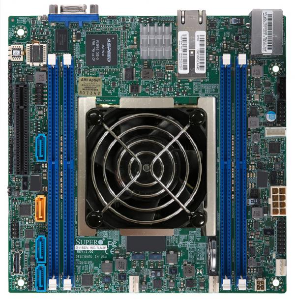 X11SDV-16C+-TLN2F,Embedded Xeon-D Mini ITX,16Core,Dual 1