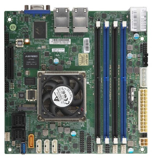 [MBD-A2SDI-8C+-HLN4F-B] A2SDi-8C+-HLN4F,Embedded Denverton mITX,8 Core,Quad 1GbE