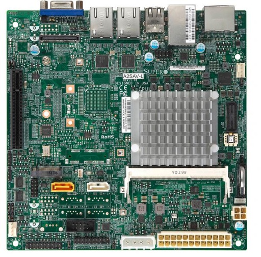 [MBD-A2SAV-2C-L-O] Embedded Apollo Lake-I mITX,7 Year,Dual 1GbE,M.2, 2x