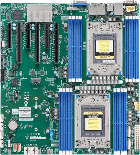 [MBD-H12DSI-NT6-O] H12 AMD DP Rome/Milan platform with socket SP3CPU,SoC,16