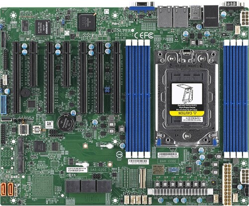 [MBD-H12SSL-I-O] H12 AMD EPYC UP platform with socket SP3Zen2coreCPU, SoC