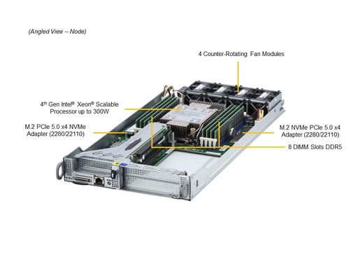 [SYS-211SE-31D] SuperEdge, 2U3N, DC PSU, X13 UP, MBD-X13SEED-F + CSE-SE201