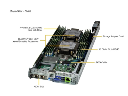 [SYS-221BT-HNTR] MBD-X13DET-B, CSE-217BQ2-R3K04P, SCC-P6N6SGH-B1