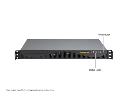 [SYS-510T-ML] UP 1U X12STL-F, CSE-512F-350B1,HF,RoHS