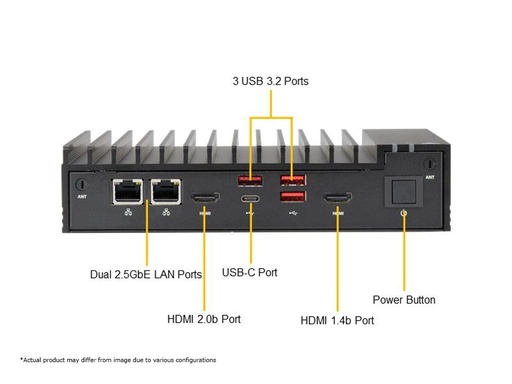 [SYS-E100-12T-L] Fanless CSE-E101-03 + X12STN-L-WOHS