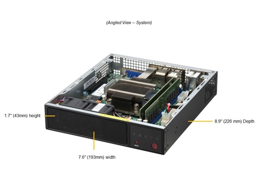 [SYS-E200-12A-4C] Parker Ridge, A3SPI-4C-HLN4F, 101F, RoHS