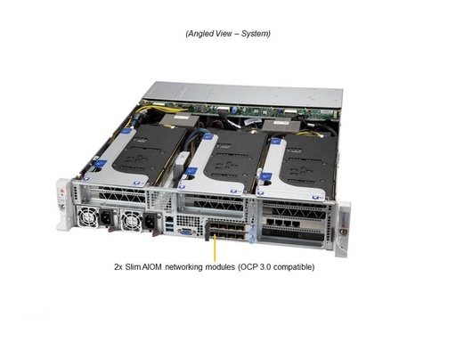 [SYS-220HE-FTNR] Front I/O, MBD-X12DHM, CSE-HE211, PWS-2K08F-1R