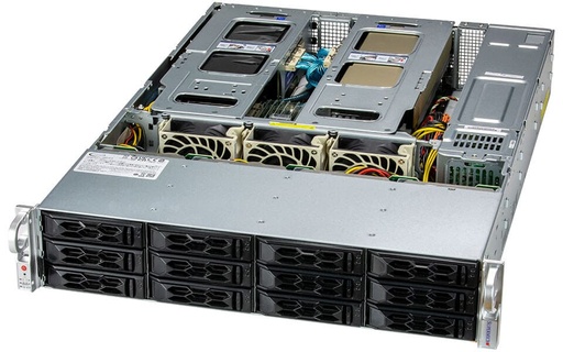 [SYS-620C-TN12R] X12 CloudDC 2U,12x 3.5"Hybrid,X12DDW-A6,LA26AC12-R1K23AW