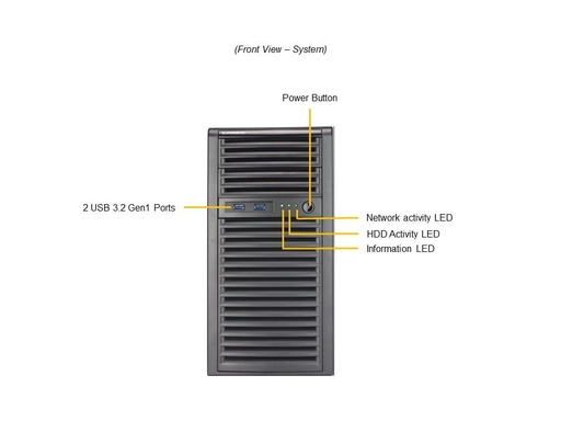 [SYS-531R-I] CSE-731i-404B + X13SCL-F, RoHS