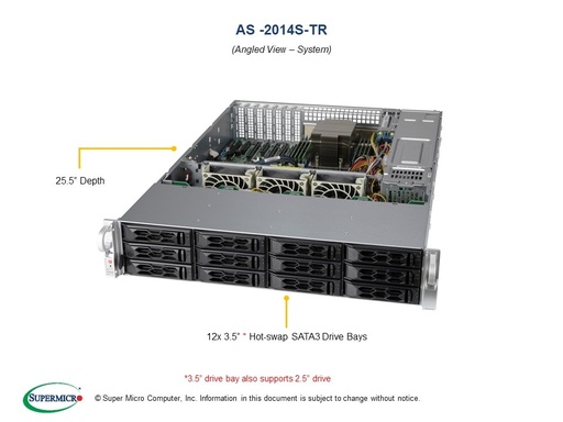 [AS -2014S-TR] H12SSL-i, CSE-LA26TS-R920LPP,RoHS