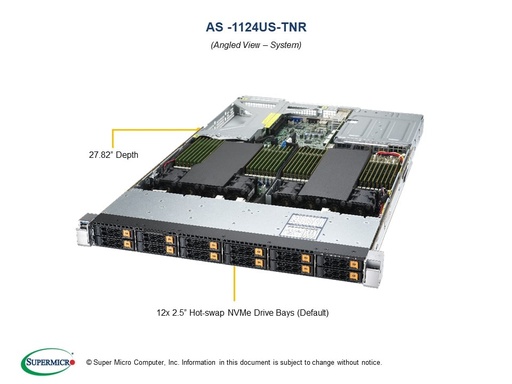 [AS -1124US-TNR] H12DSU, 119UHTS-R1K22HP-A,RoHS