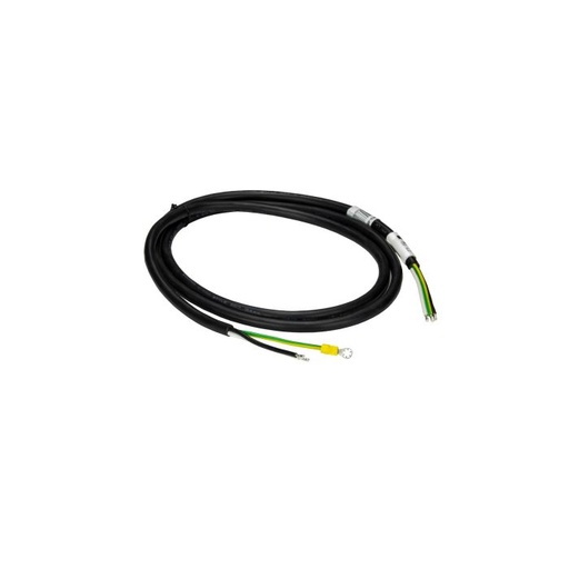 [CBL-PWCD-0974] 48VDC input power cable, 2M, 12AWG, 3 wires, RoHS/REACH,RoHS