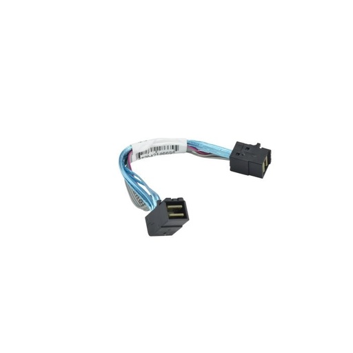 [CBL-SAST-0706] Int RA reverse Mini-SAS HD to Mini-SAS HD 11cm,30AWG,12Gb/s