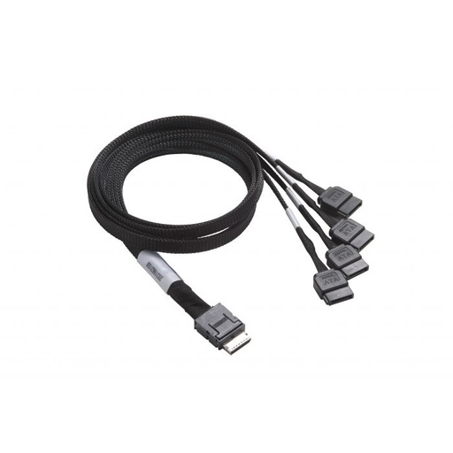 [CBL-SAST-0933] OcuLink v 1.0 to 4x SATA 7-pin,INT, 50CM,32AWG,RoHS