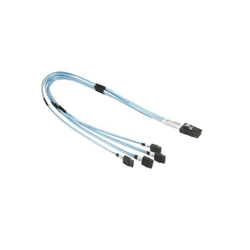 [CBL-0116L] IPASS TO 4SATA,CROSS OVER, 50CM, PBF