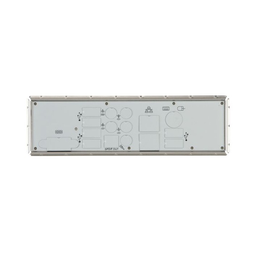 [MCP-260-00045-1N] STD Size I/O Shield for X10DAi with EMI Gasket and Front Met