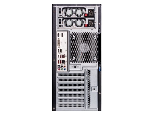 [CSE-732I-R600B] Black SC732i Desktop Chassis w/ Redundant 600W PWS