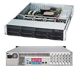 [CSE-825TQC-600LPB] Black 2U SC825TQC SAS3 LP Chassis w/ 600W PWS,RoHS