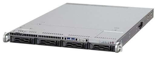 [CSE-LA15TQC-R504W] 1U SCLA15TQC WIO Chassis w/Redundant 500W,cost-effective