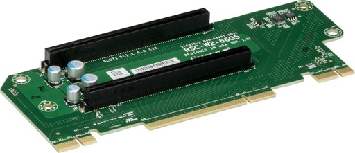 [RSC-W2-66G5] 2U LHS WIO Riser card with two PCI-E 5.0 X16 slots,HF,Ro