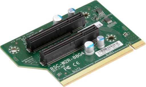 [RSC-W2R-88G4] 2U RHS WIO Riser card with two PCI-E 4.0 x8 slots,HF,RoHS