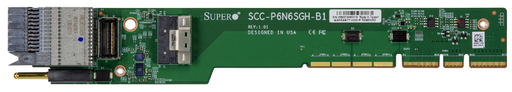 [SCC-P6N6SGH-B1] 1U Hybrid board supports 2x Gen5 NVMe, 4x Gen4 SAS for