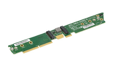 [AOC-SMG3-2H8M2-B-O] 2x Hybrid NVMe/SATA M.2 Carrier for Big Twin,HF,RoHS