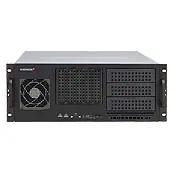 [CSE-842I-500B] Black 4U Chassis W/ Internal 5x3.5 Inch