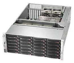 [CSE-846BA-R1K23B] Black 4U SC846B w/ Redundant 1200W PWS,RoHS