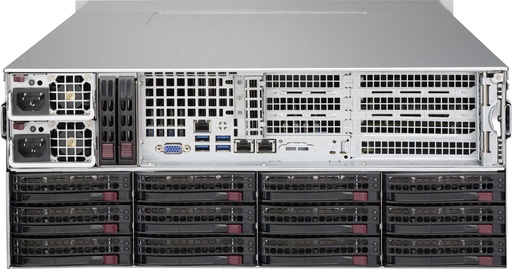 [CSE-847BE1C-R1K23WB] 4U SC847B WIO Chassis w/ SAS3 single expander and 1280W