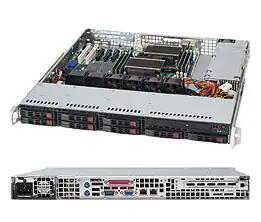 [CSE-113MTQ-600CB] Black 1U SC113M Standard Chassis w/ 600W