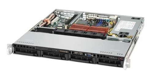 [CSE-813MT-410CB] BLACK SC813MT-410C CHASSIS