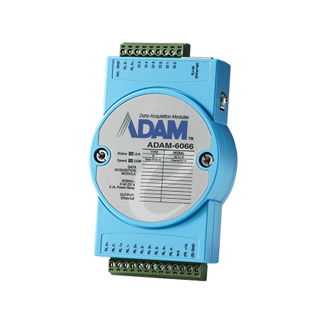 [ADAM-6066-D] 6 DO/6 DI Power Relay Module