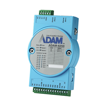 [ADAM-6250-B] 15-ch Isolated Digital I/O Modbus TCP Module