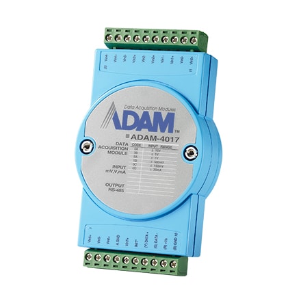 [ADAM-4017+-F] 8-Ch AI Module w/ Modbus