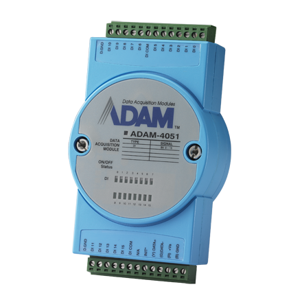[ADAM-4051-C] 16-Ch Isolated DI Module w/ LED & Modbus