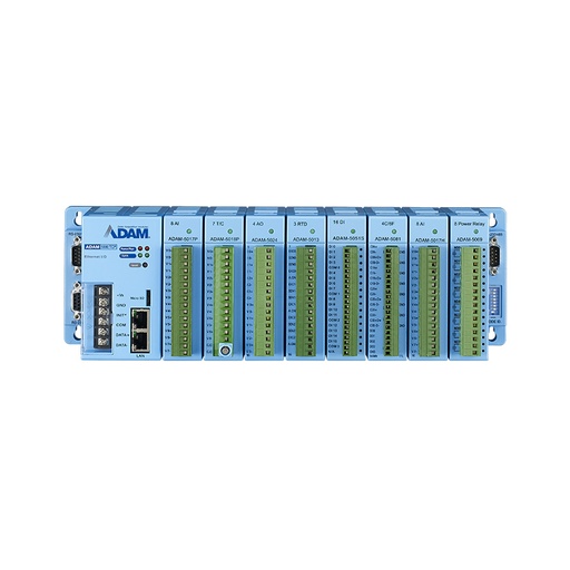 [ADAM-5000/TCP-CE] 8-slot Distributed DA&C System Based on Ethernet