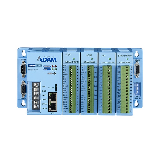 [ADAM-5000L/TCP-BE] 4-Slot Ethernet-based Distributed DA&C System