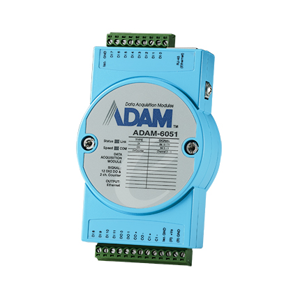 [ADAM-6051-D] 16-Ch Isolated DI/O w/Counter Module