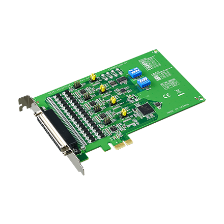 [PCIE-1612C-AE] 4-port RS-232/422/485 PCIe Comm. Card w/Iso