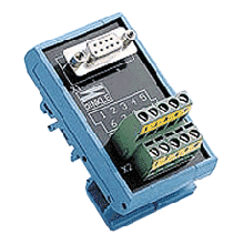 [ADAM-3909-AE] DB-9 Wiring Terminal, DIN-rail Mount