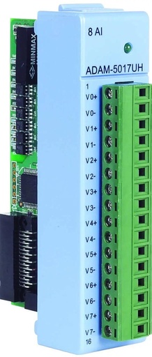 [ADAM-5017UH-A1E] 8-channel Ultrahigh Speed Analog Input Module